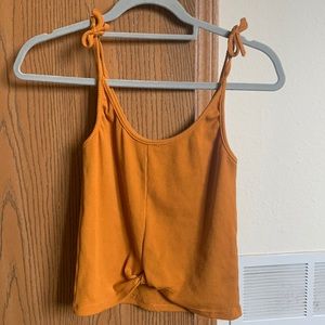 Orange tank top size small